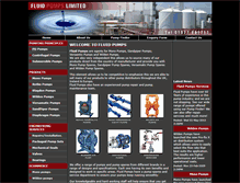 Tablet Screenshot of fluidpumps.co.uk